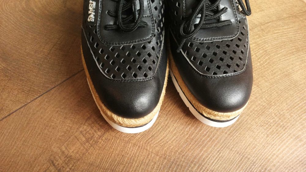 ARMANI JEANS Real Leather Размер EUR 38 / UK 5 дамски еспадрили 116-13-S