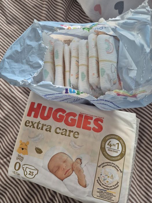 Pampers huggies 33 bucati
