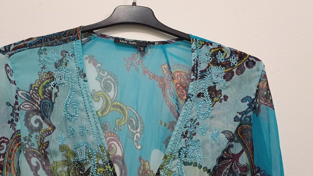 Bluza din voal sintetic