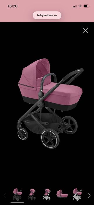 Carucior Cybex Magnolia Pink 2 in 1