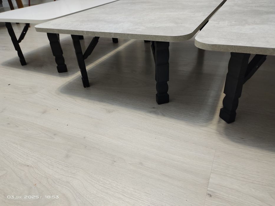 Складные корейские столики, хонтахта новые, в наличии