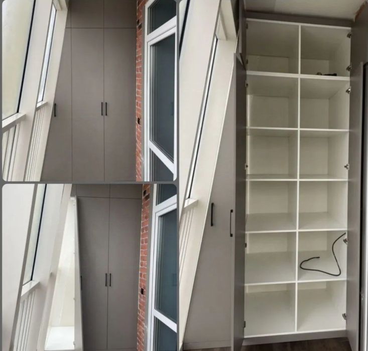 Шкаф на балкон на заказ. Замер Бесплатно!