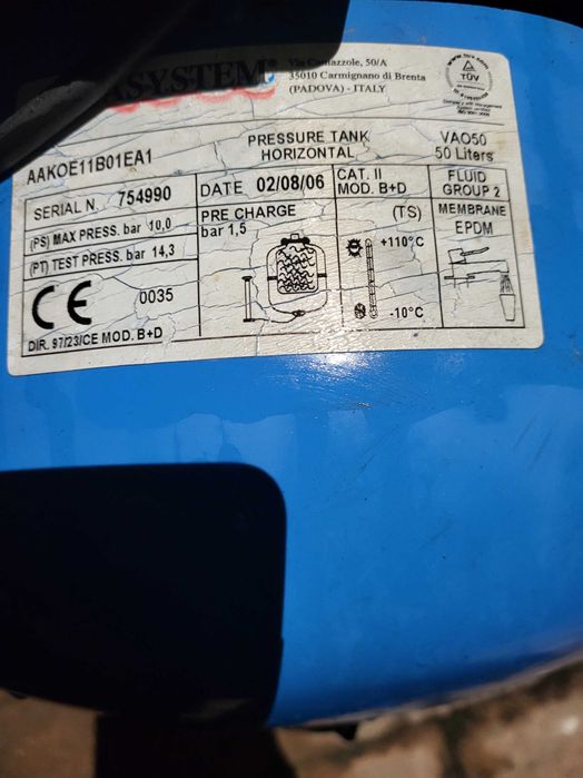 Hidrofor orizontal 50l