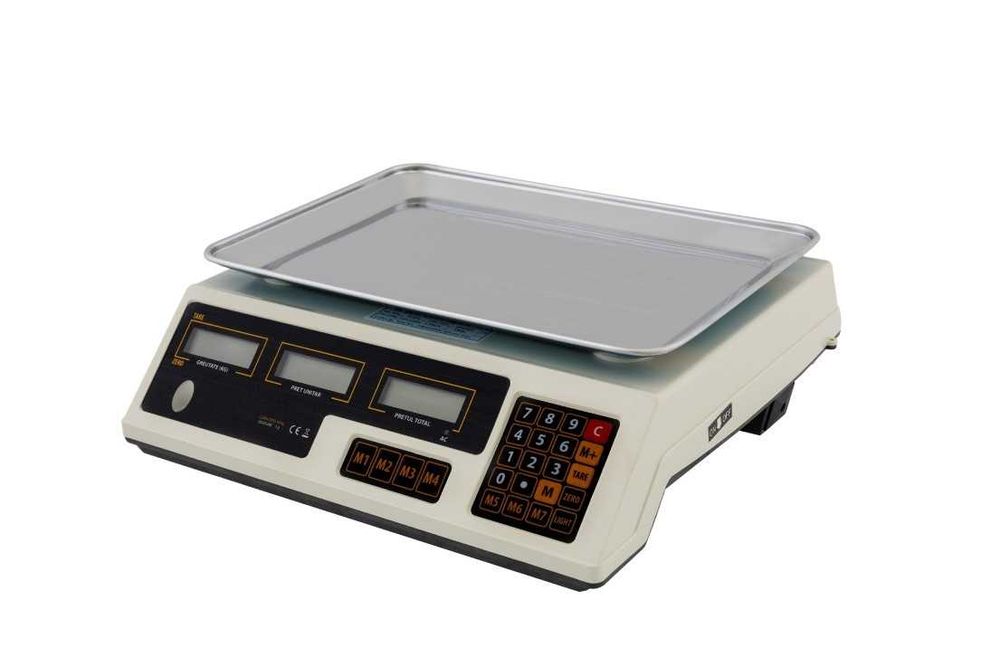 Cantar Masa Legume Fructe Platforma 40kg Baterie Reincarcabila SB