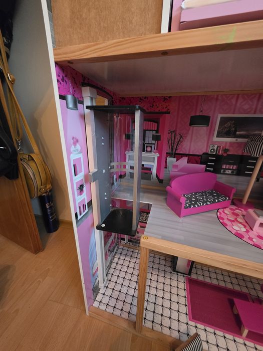 Casuta lemn papusi Kidkraft Sparkle Mansion