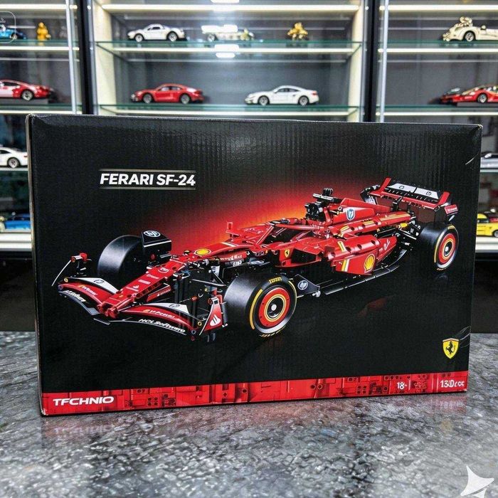 Новый Конструктор Ferrari SF-24 (1361 деталей) гоночный болид