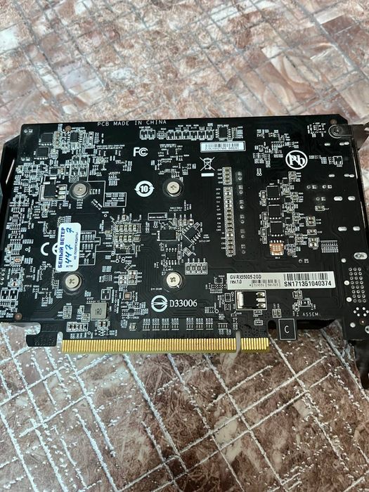 видеокарта Radeon RX550 2gb