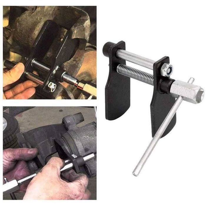 Инструмент за прибиране на спирачни бутала