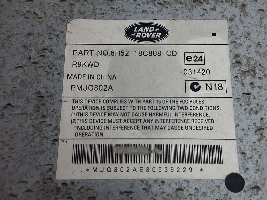 Amplificator audio Jaguar xf 2007 - 2011