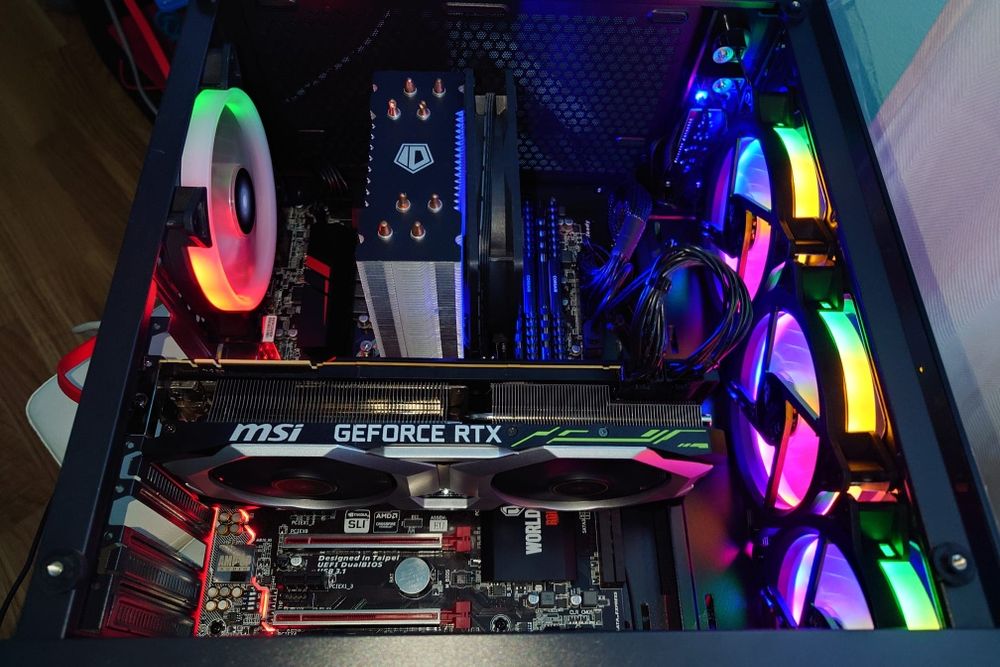 Vand pc gaming I5 9600kf, Nvidia RTX2080TI, 64gb DDR4,  1TB NVME SX820