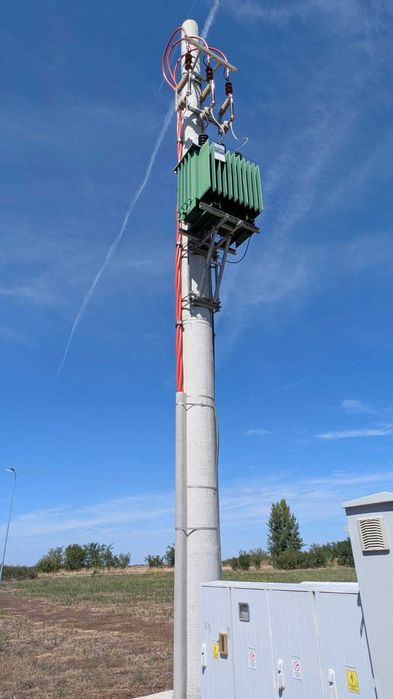 Transformator trifazat 250kVA MECA TRANSFORMATORI Italia + stalp