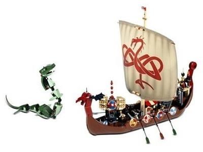Lego 7018 Викингски кораб срещу Мидгардската змия  lego Viking Ship