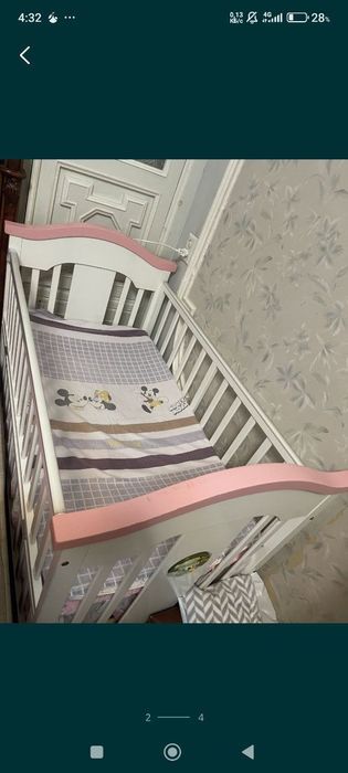 Детская кровать мебельная