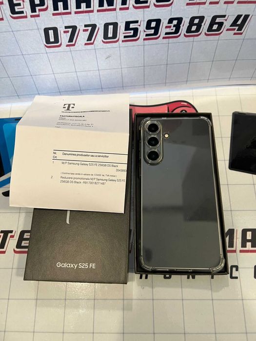 SAMSUNG S25 FE Cutie + Factura fiscala/ 28 cic incarcare STEPHANIES Amanet