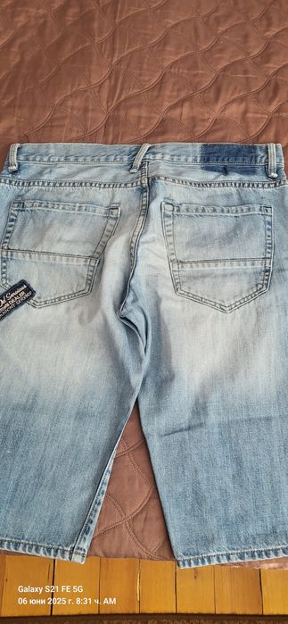 Мъжки къси дънкови панталонки и ризки