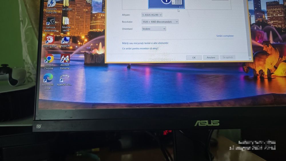 Monitor Asus tuf 24 (full Hd)144hz  cu defect