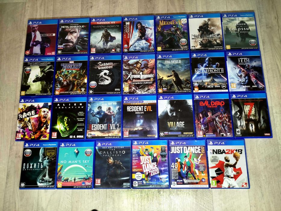 Игры ps4 диски Playstation 4