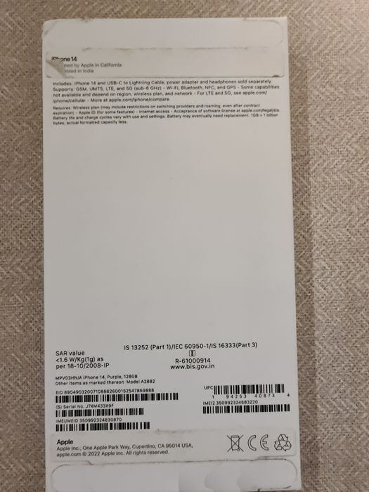 İPhone 14. 128гб в отличном состоянии
