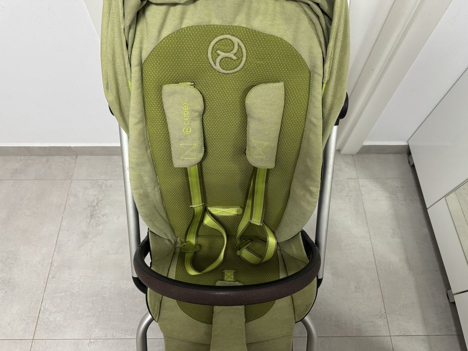 Carucior rotativ 360  Cybex Eezy S Twist+ 2 Silver Nature Green