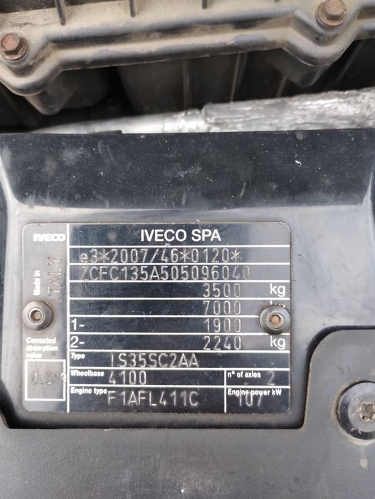 Iveco daily 35 motor defect