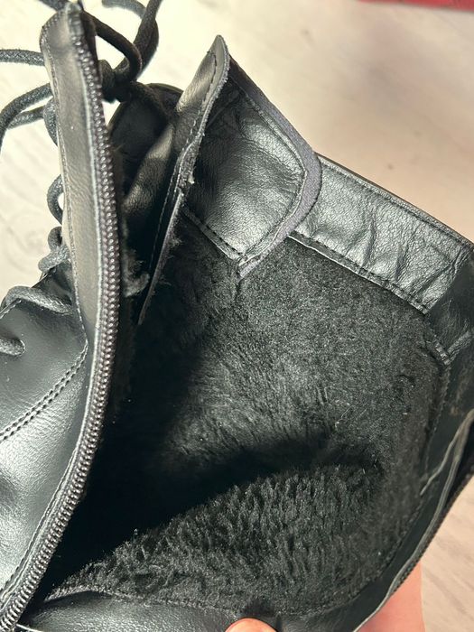 Продам ботинки кожаные зимние