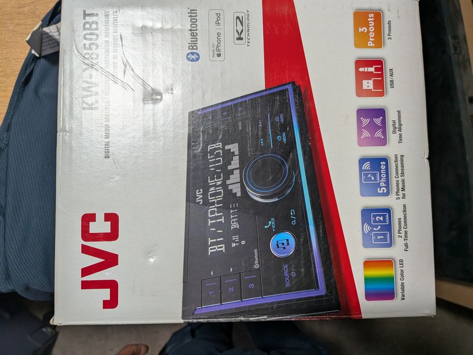 Player auto JVC KW-X850BT Bluetooth