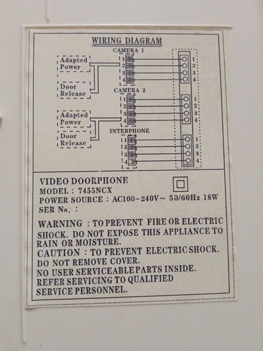 Дамафон commax состояние б/у