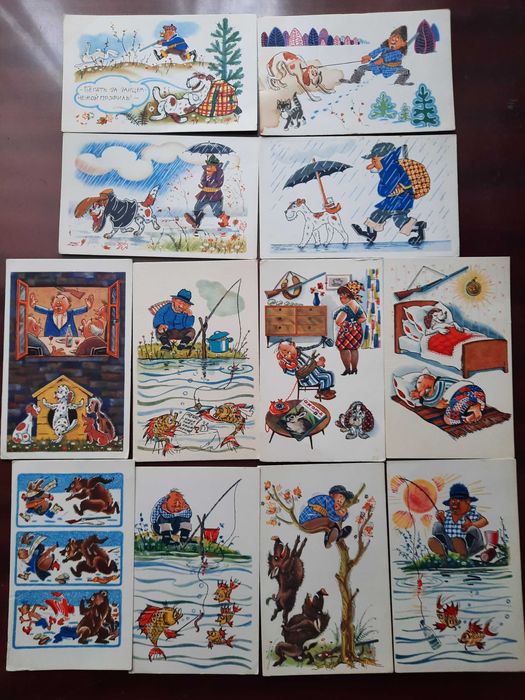 открытки советских времен