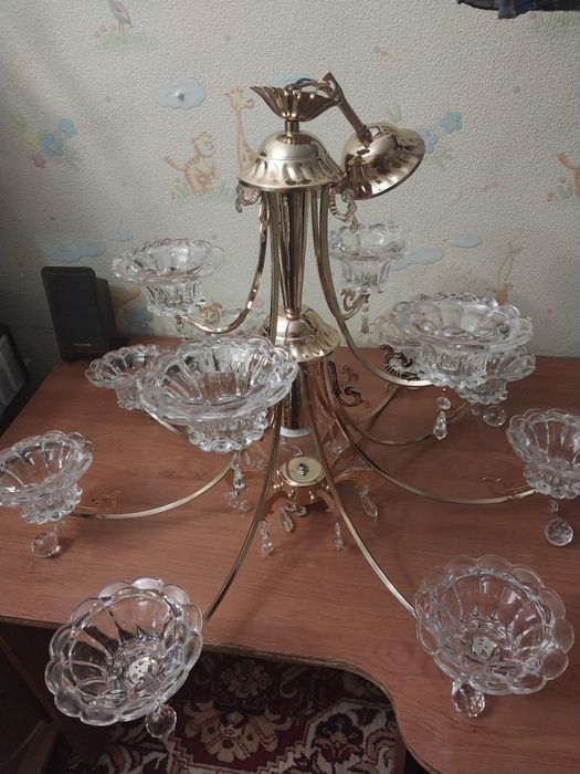 Люстра 12 рошковый