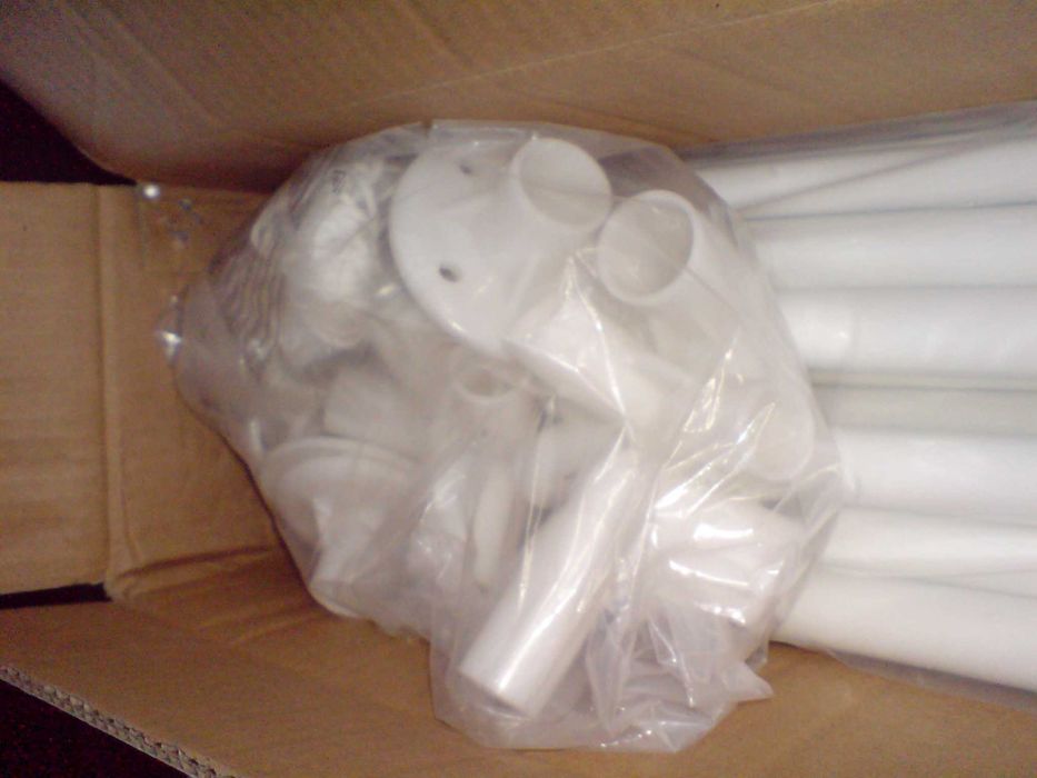 Градинска шатра, павилион с 2 страници 3х3 / 2,6 м. Синьо бяла