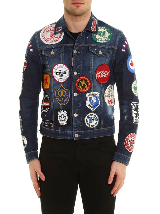 Dsquared2 patch denim jacket