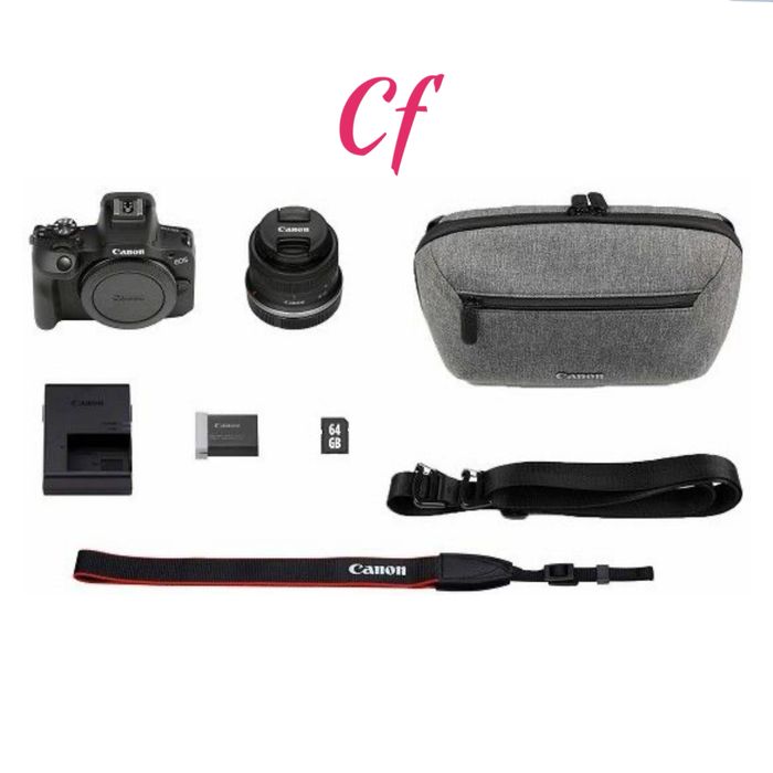 Canon EOS R100 Travel Kit + RF-S 18-45mm F4.5-6.3 IS STM + SD 64GB