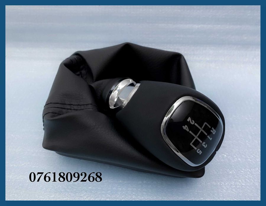 Manson schimbator + nuca piele naturala pentru SKODA Octavia 3 cu 5 trepte