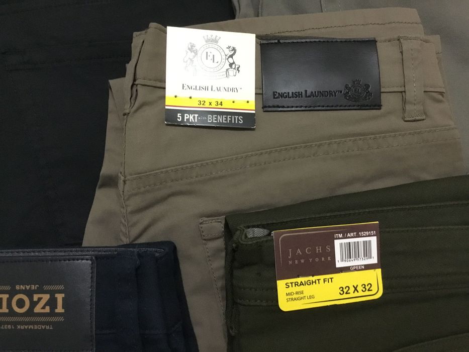 Мужские брюки Dockers. IZOD  ENGLISH LAUNDRY