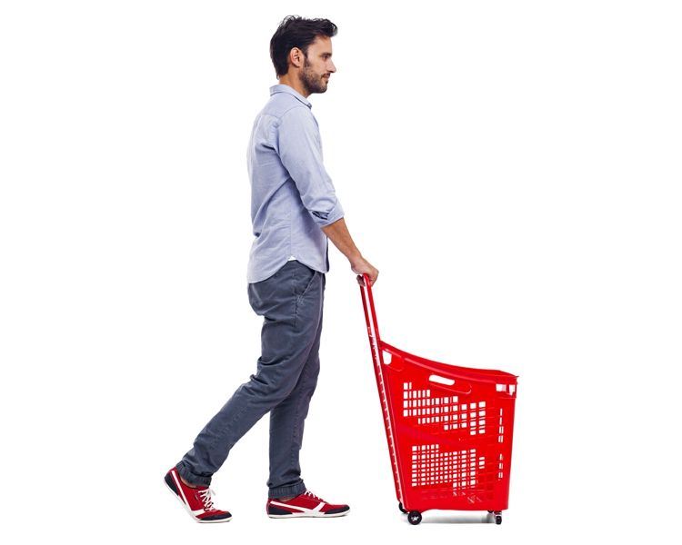 Пластиковые корзины 65Л (Испания)