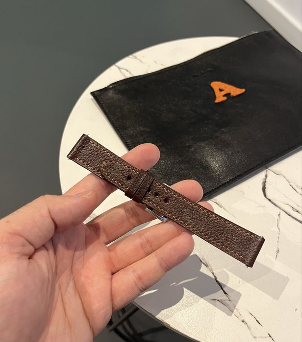 Curea de ceas 20 mm lucrata manual din piele premium Togo