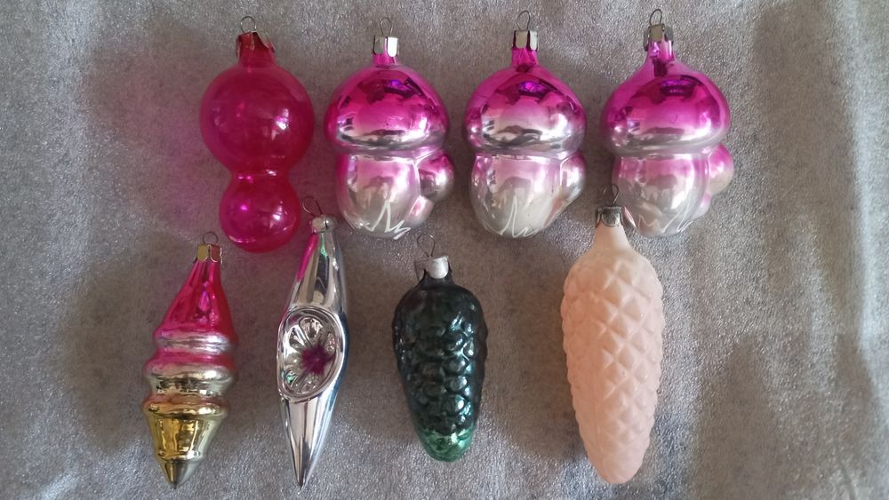 Ёлочные игрушки СССР / СТЕКЛО