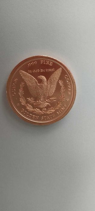 1 унция медна монета Щатски Долар