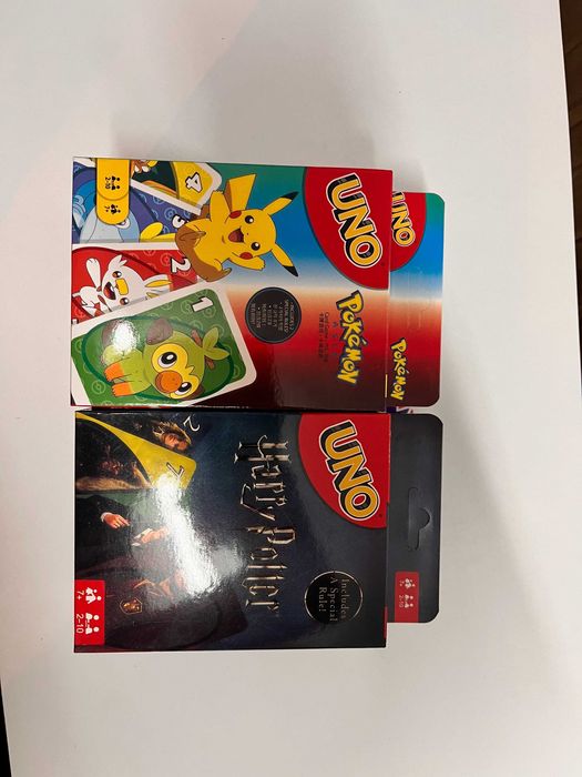 Карти УНО UNO NO MERCY , FLIP , DOS , УНО метална кутия , Хари Потър