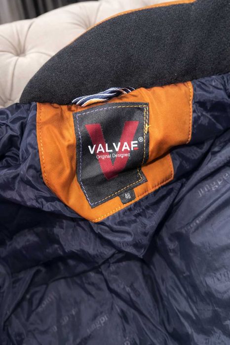 мъжко яке зимно ново тъмно синьо дебело дълго