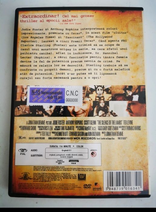 Tacerea mieilor Dvd romana