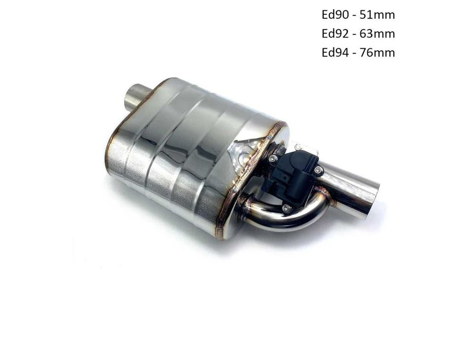 Tavă de evacuare stânga supapă, amortizor și telecomandă 51 /63 /76MM