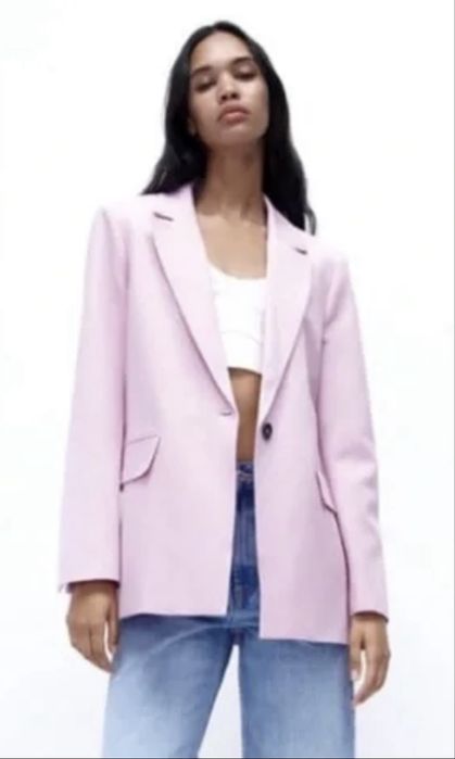 Дамско лилаво сако Zara