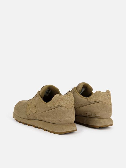 Колабарация на Stone Island и New Balance 574 Модел Ghost Цвят Тъмно Бежев Размер 42,5 Уникални маратонки за колекционери
