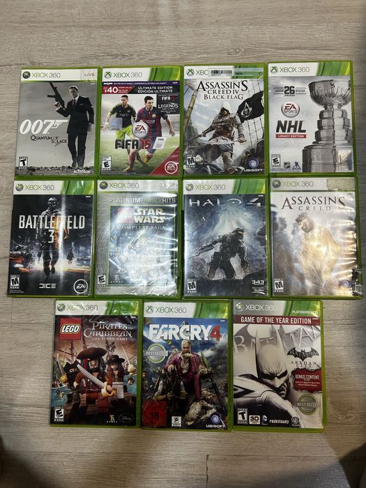 Оригинальные диски на xbox360