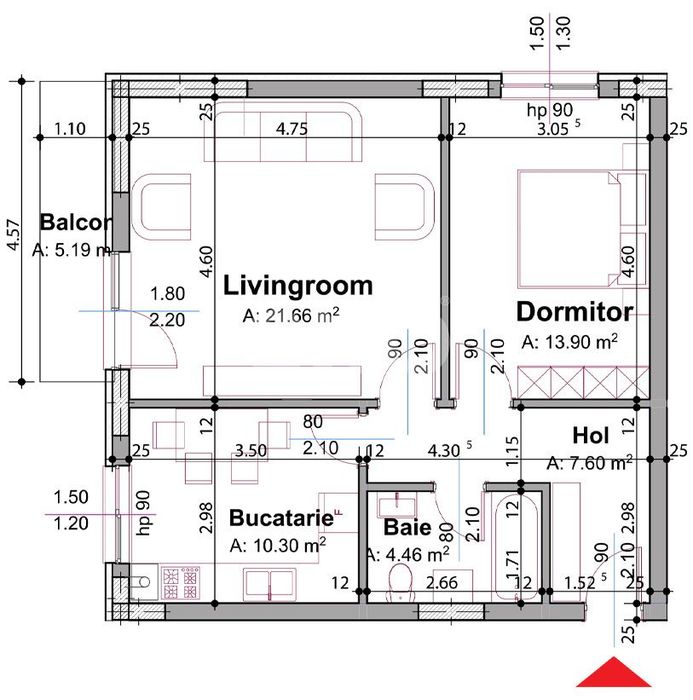 Apartament 2 camere Pitesti | Zona Stadion