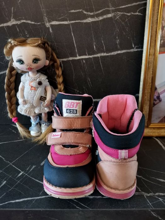 Ботинки для девочки Bebetom 27р, натуральная кожа