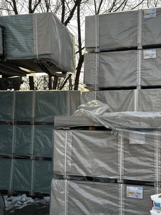 Профиль, направляющий, гипсокартон, шурупы