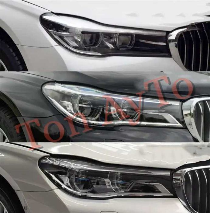 Капаци Стъкла Фарове БМВ G11 G12 BMW 7ма Серия 2015 -2019 Стъкла Фарове Капаци Комплект