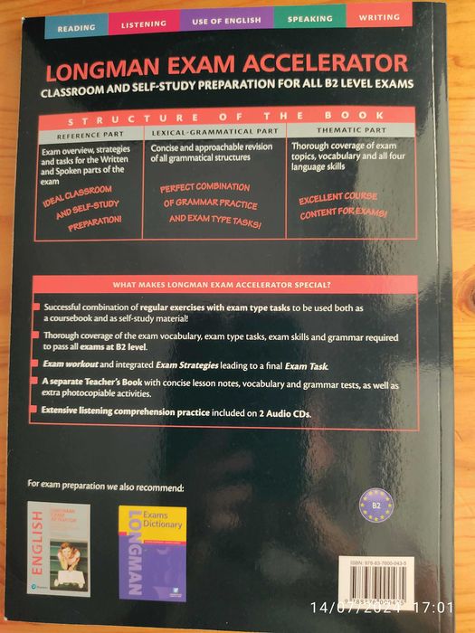 Longman Exam Accelerator plus 2 Audio CDs (Pearson)